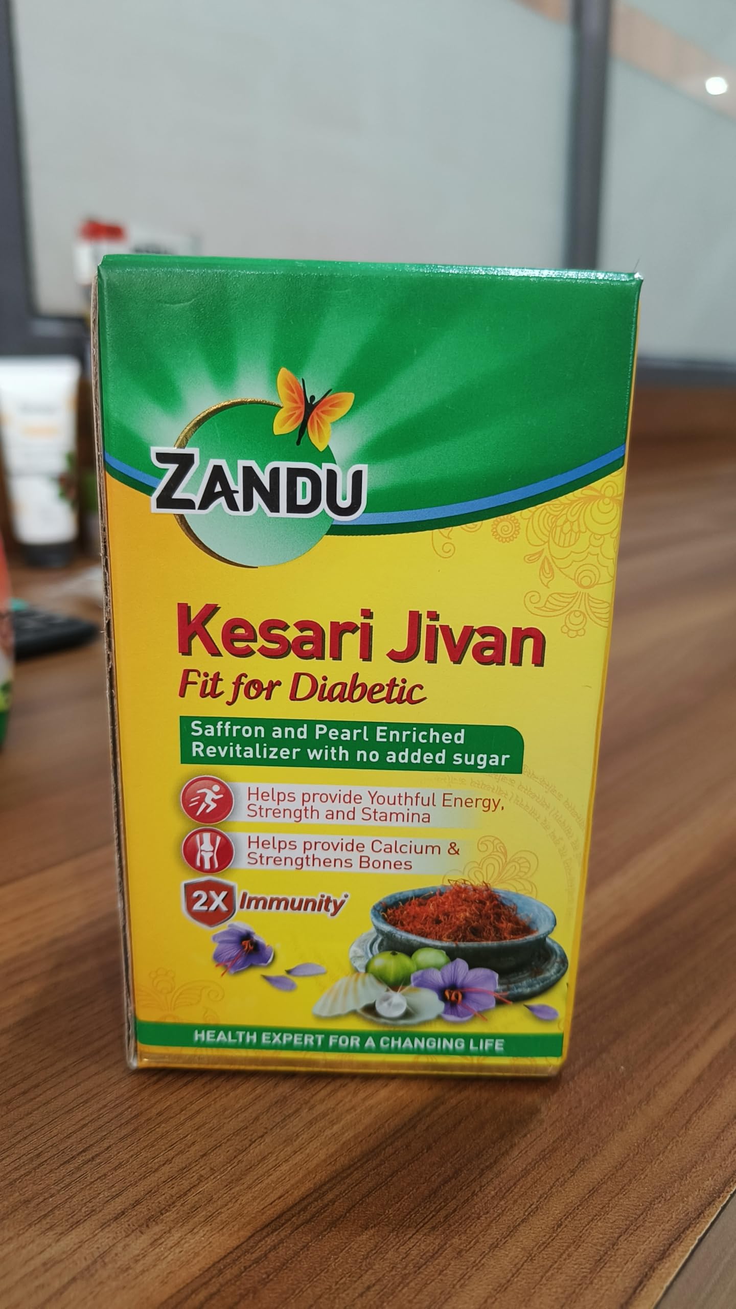 Zandu Kesari Jivan Sugar Free (No Added Sugar) Chyawanprash - 450G With Anti Age Action Formula – view 4