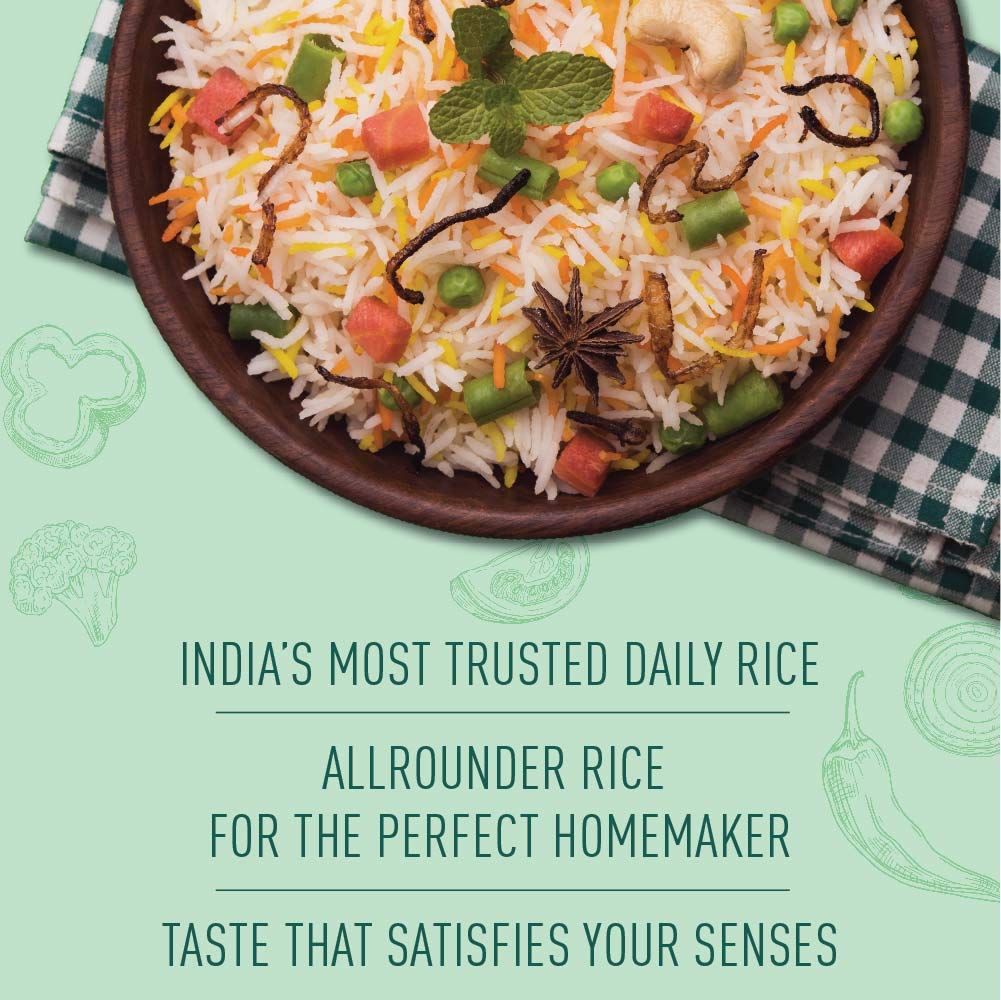 India Gate Basmati Rice Regular Choice, 5kg – view 4