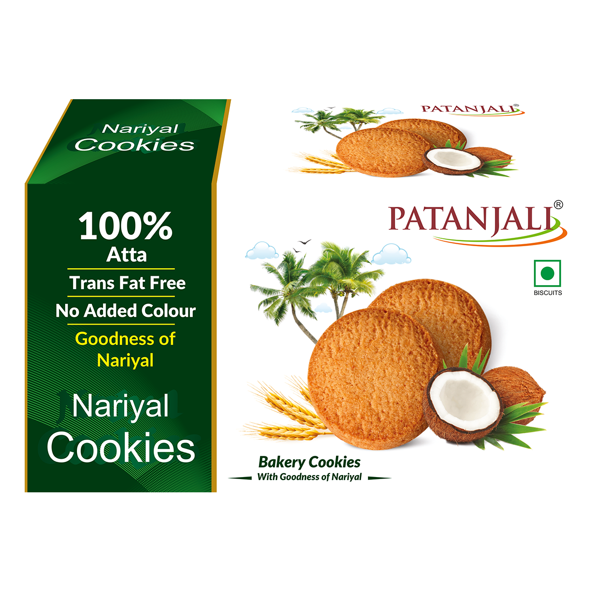 Patanjali Nariyal Cookies 200 g – view 1