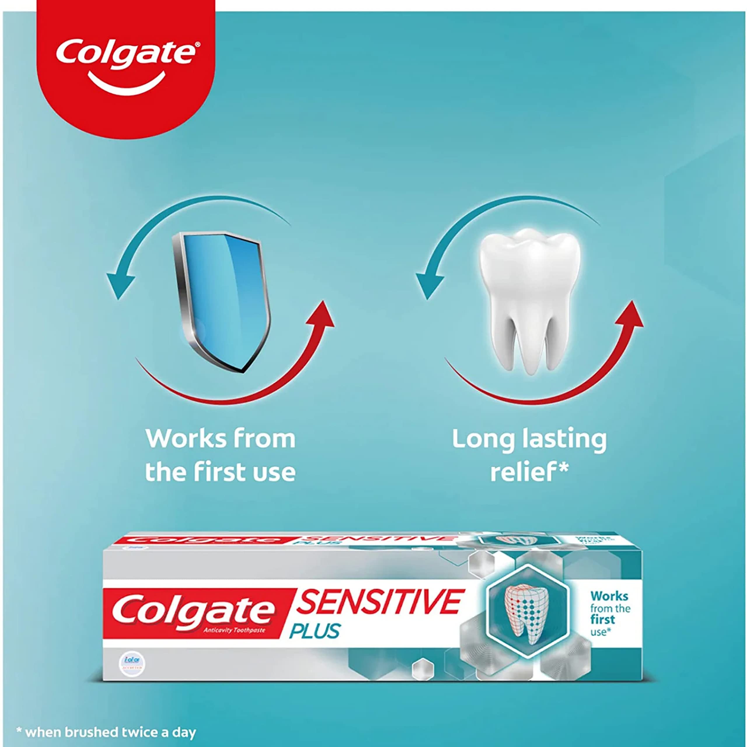 Colgate Sensitive Plus 70g Toothpaste (350g, Pack of 5, 70g each) – view 6