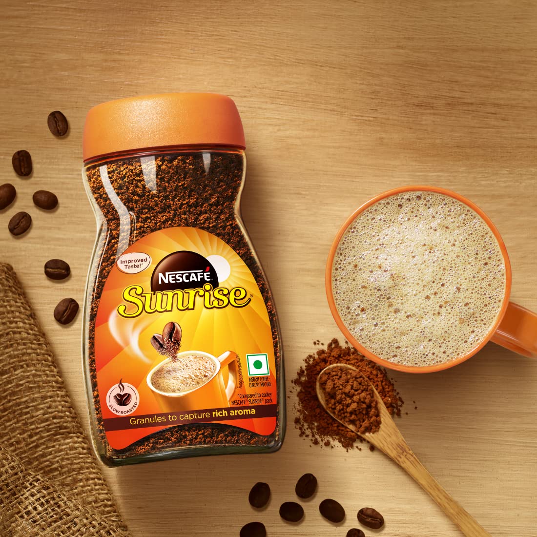Nescafé Sunrise, Instant Coffee-Chicory Mix, 200g Pouch – view 6
