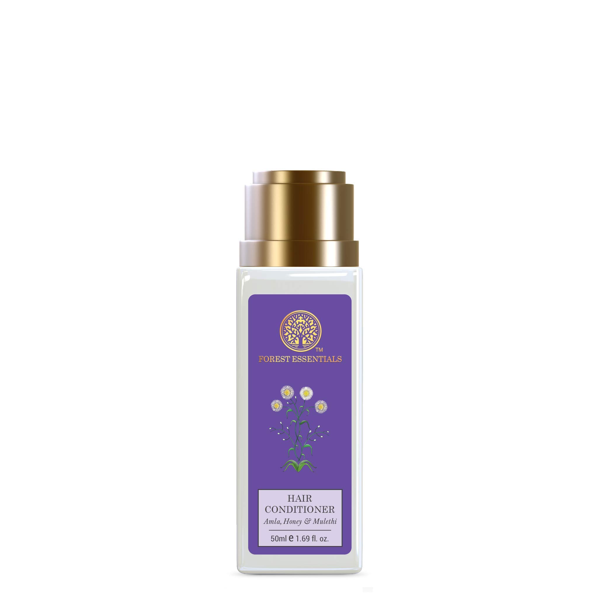 Forest Essentials Travel Size Hair Conditioner Amla, Honey & Mulethi 50ml & Forest Essentials Travel Size Hair Cleanser Amla, Honey & Mulethi 50ml (Shampoo) – view 2
