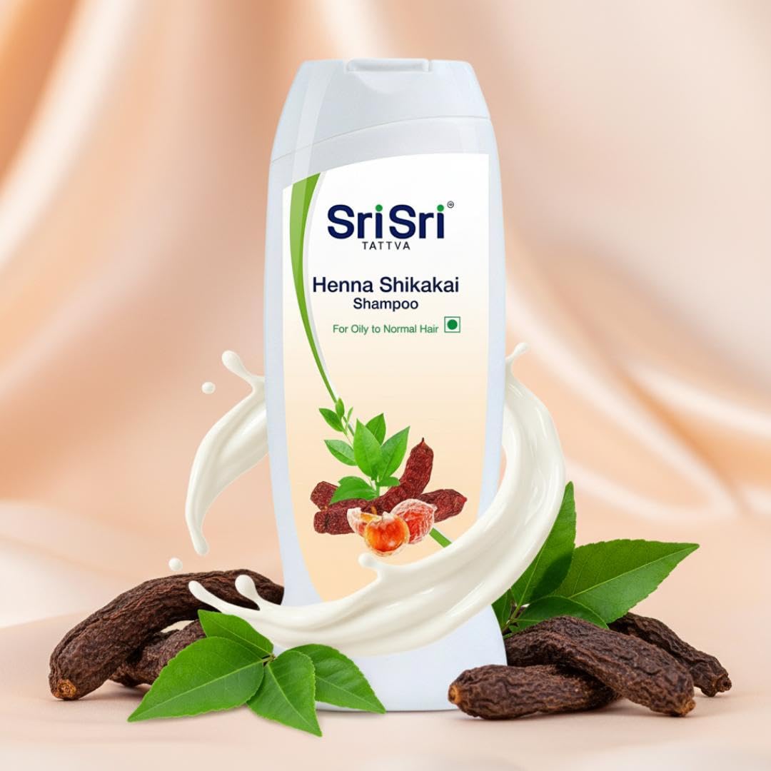 Sri Sri TATTVA shuddhta ka naam Tattva Henna Shikakai Shampoo, 200 ml -Pack of 3 – view 2