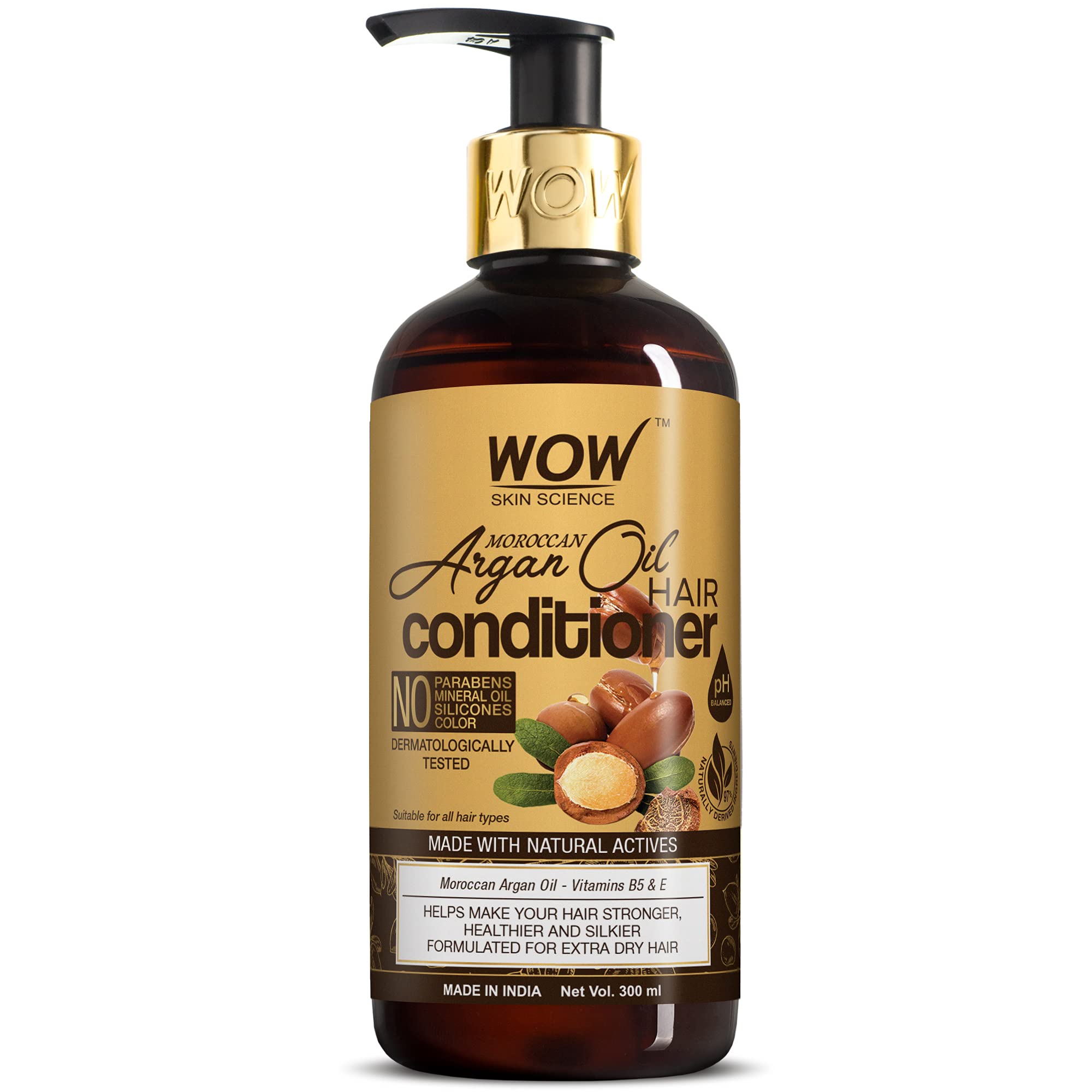 300 ml Moroccan argan oil conditioner bottle for dry hair