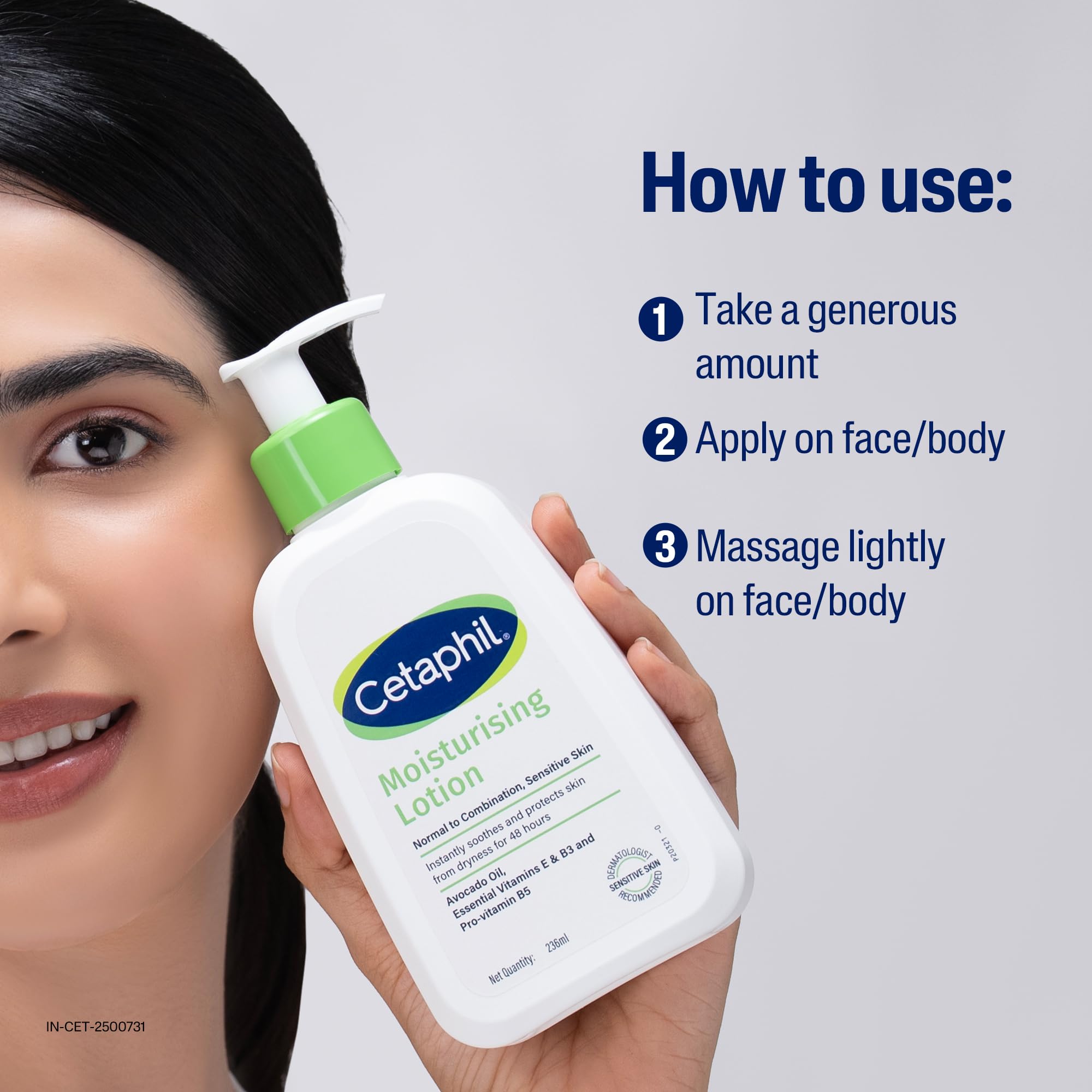 Cetaphil Moisturising Lotion 118 ml for Face & Body, Hydrating Moisturizer for Normal & Dry Skin, Dermatologist Recommended – view 4