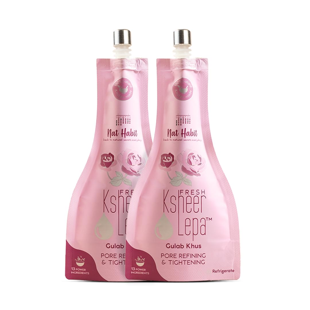 Nat Habit Gulab Khus Ksheer Lepa face pack twin 40 g packs