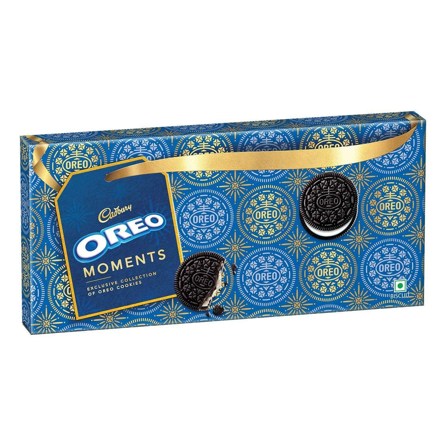 Cadbury Oreo Moments chocolate biscuit gift pack with five units