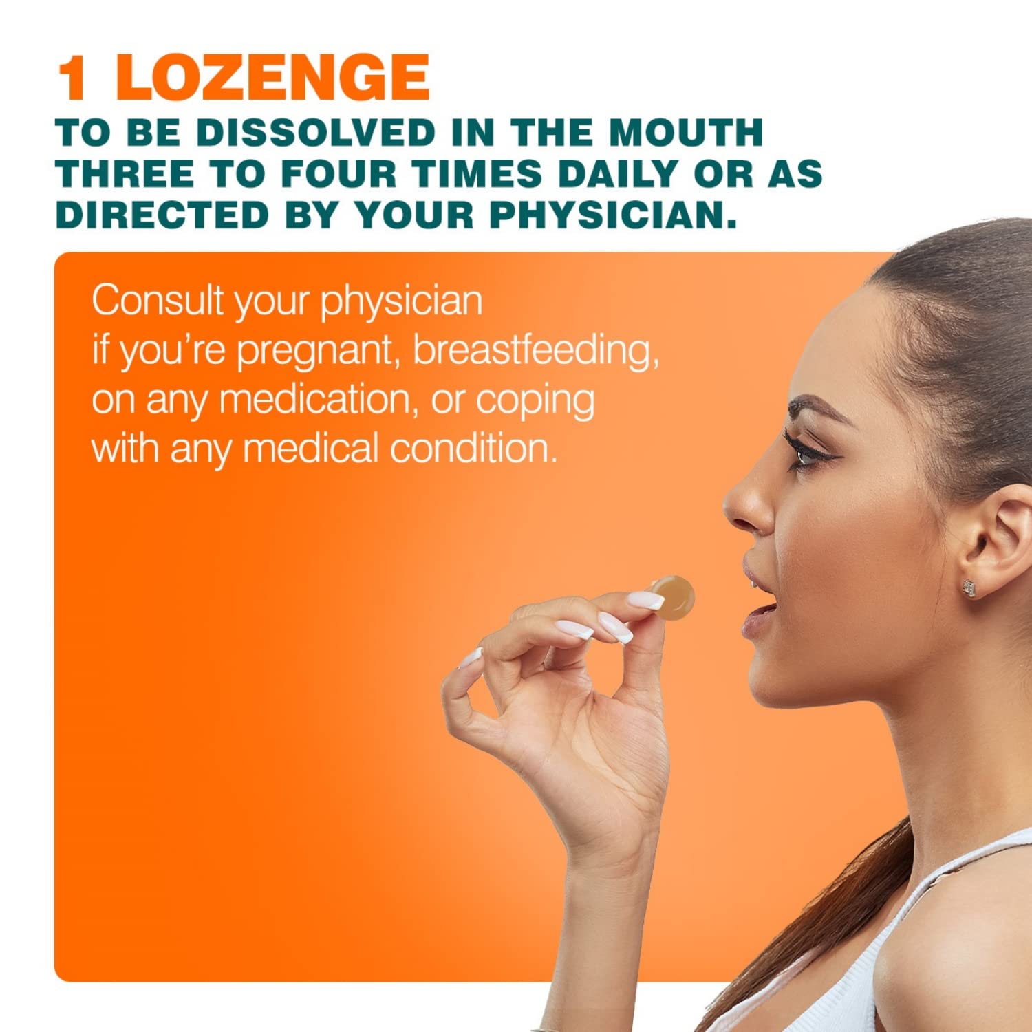 KOFLET H LOZENGES (ORANGE FLVR) 1x6's – view 4