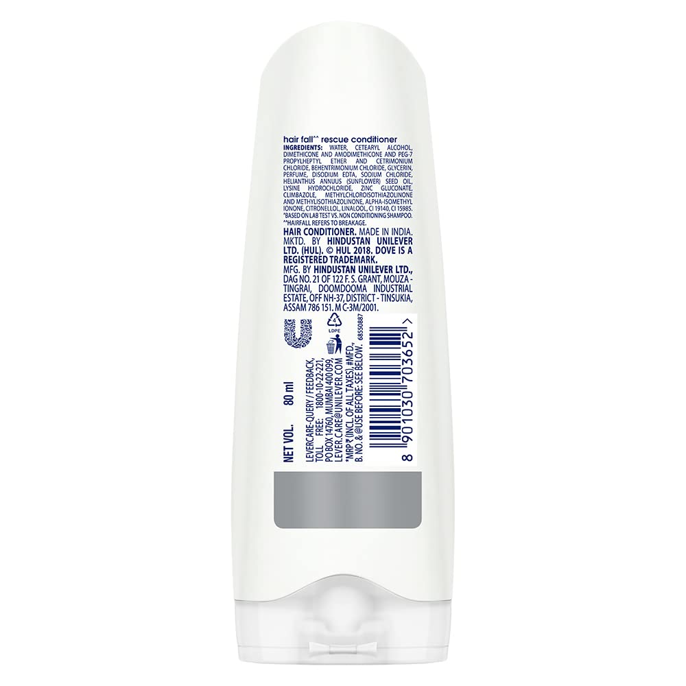 Dove Hair fall Rescue Conditioner, 80 ml – view 2