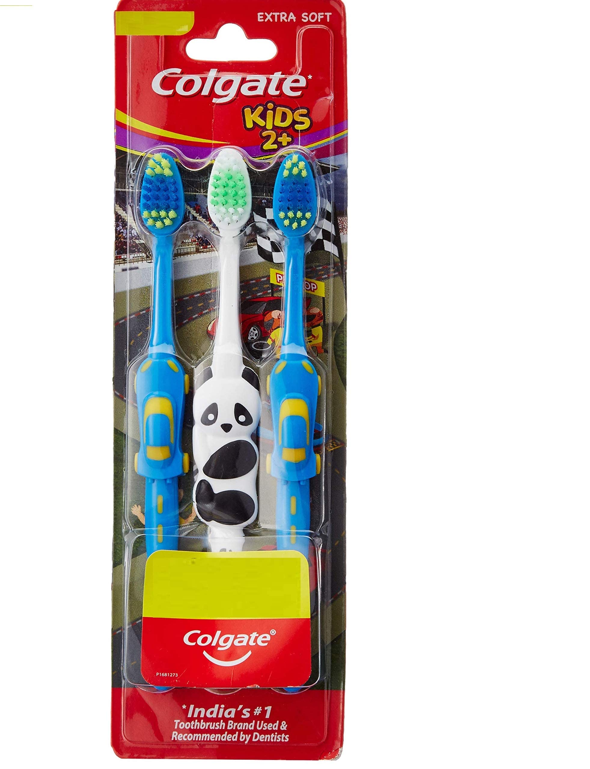 Multicolour Colgate toothbrushes for kids aged 2 and above