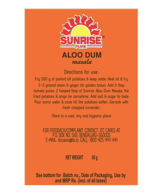 West Bengal Sunrise Aloo Dum Masala- 50gm – view 2
