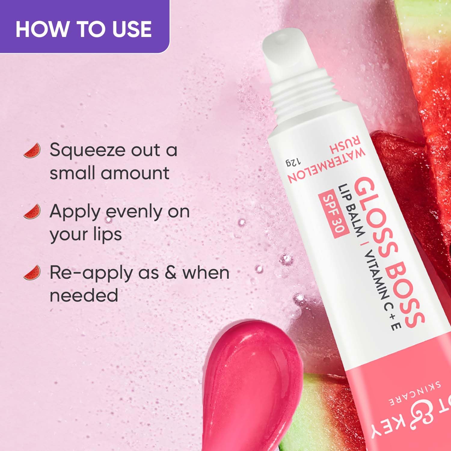 Dot & Key Watermelon Lip Balm (12gm) – view 7
