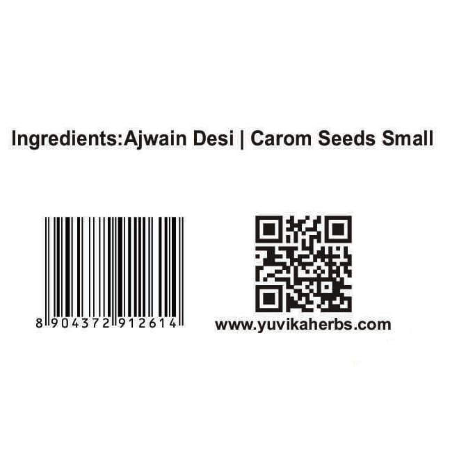 YUVIKA Ajwain Desi Barik - Carom Copticum - Carom Seeds Small (100 Grams) – view 4