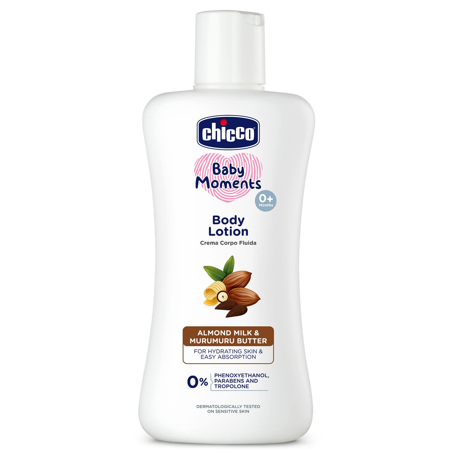Chicco baby body lotion 200ml bottle for soft baby skin