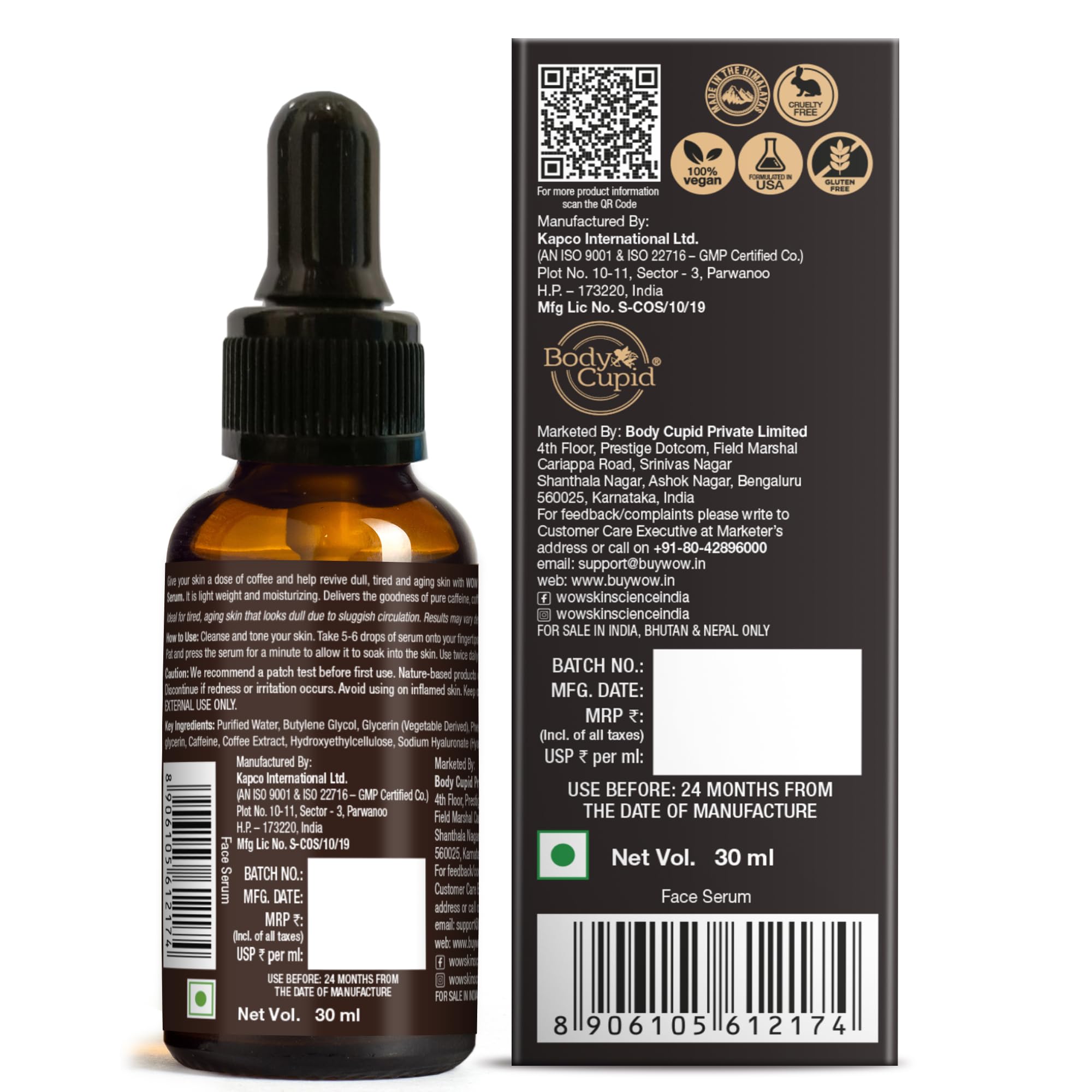 WOW Skin Science Caffeine Face Serum – view 7