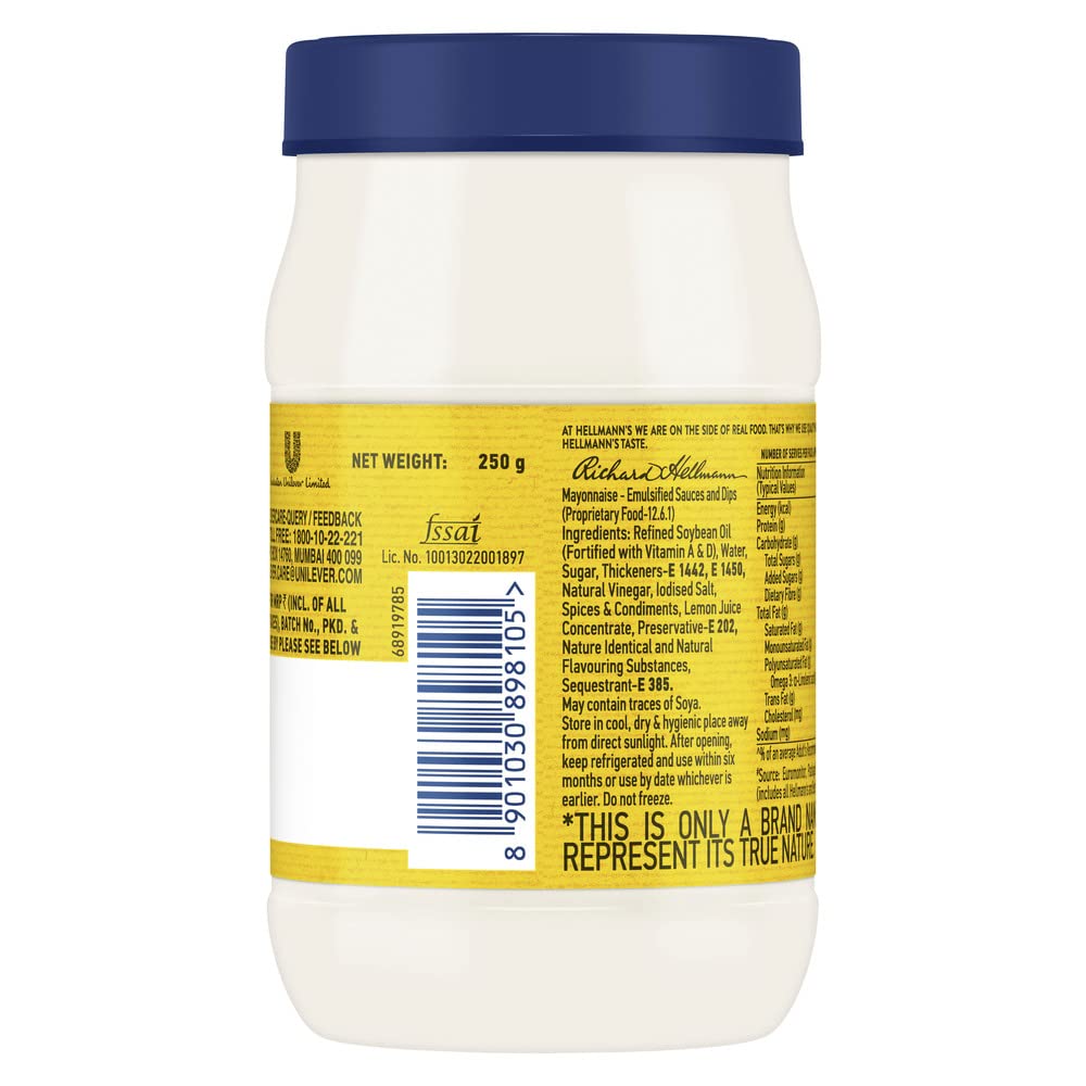 Hellmann's Real Mayonnaise, 250/275 g (Weight may vary) – view 2