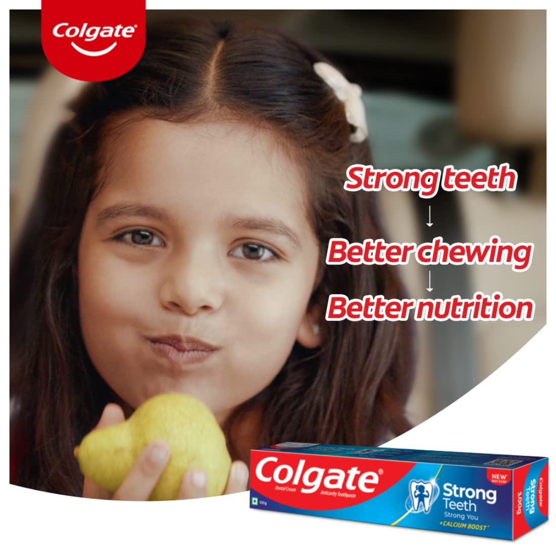 Colgate Strong Teeth Cavity Protection Toothpaste, Colgate Toothpaste with Calcium Boost, 500gm Saver Pack, India's No.1 Toothpaste & Colgate Sensitive Soft Bristles Toothbrush - 4 Pcs – view 4