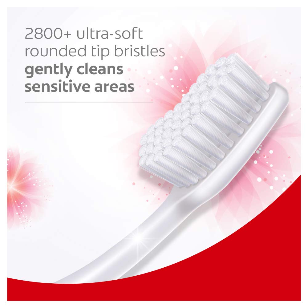 Colgate Strong Teeth Cavity Protection Toothpaste, Colgate Toothpaste with Calcium Boost, 500gm Saver Pack, India's No.1 Toothpaste & Colgate Sensitive Soft Bristles Toothbrush - 4 Pcs – view 7