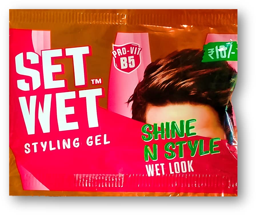 Set Wet Styling Gel Pro -Vit B5 Shine N Style Wet Look 10ml – view 2