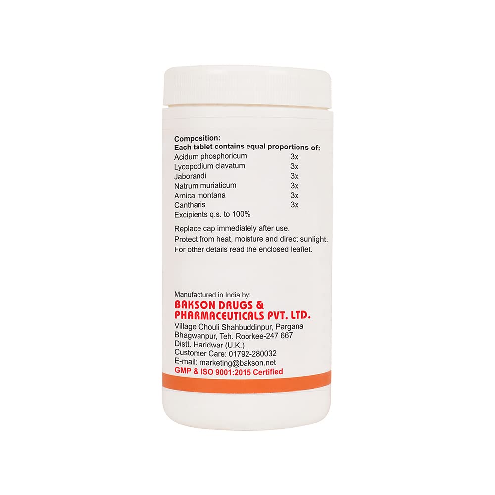 Dr. Bakshi's BAKSON'S HOMOEOPATHY AC#9 TABLETS -200 TABS – view 2
