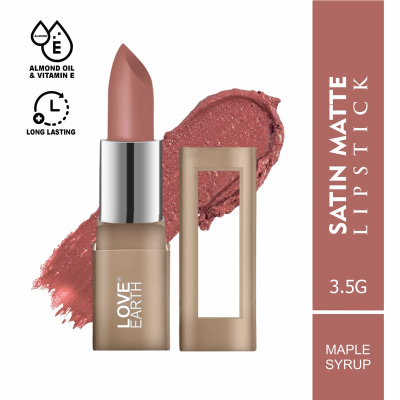 Love Earth Satin Matte Lipstick - Maple Syrup – view 2
