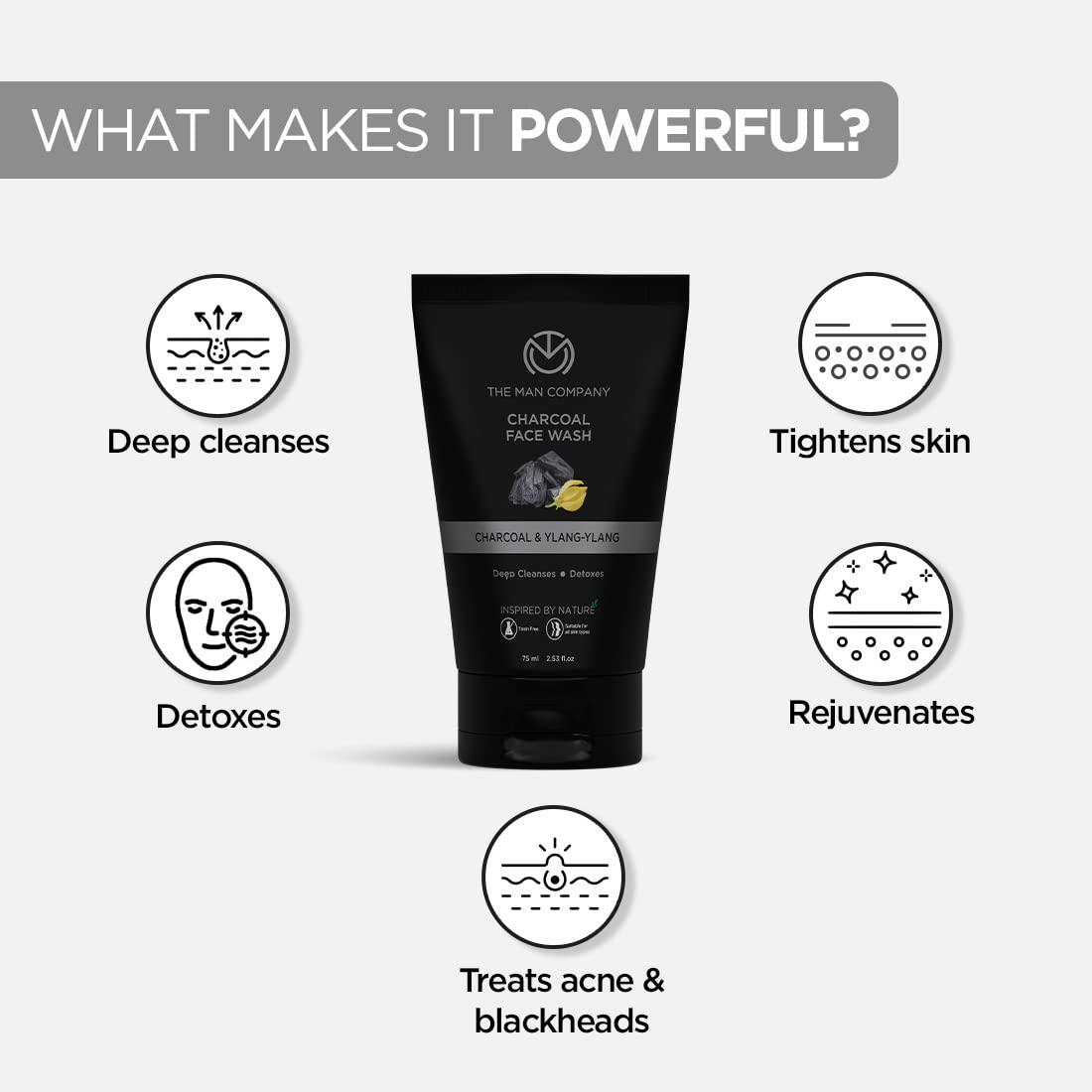 The Man Company Charcoal Face Wash – view 6