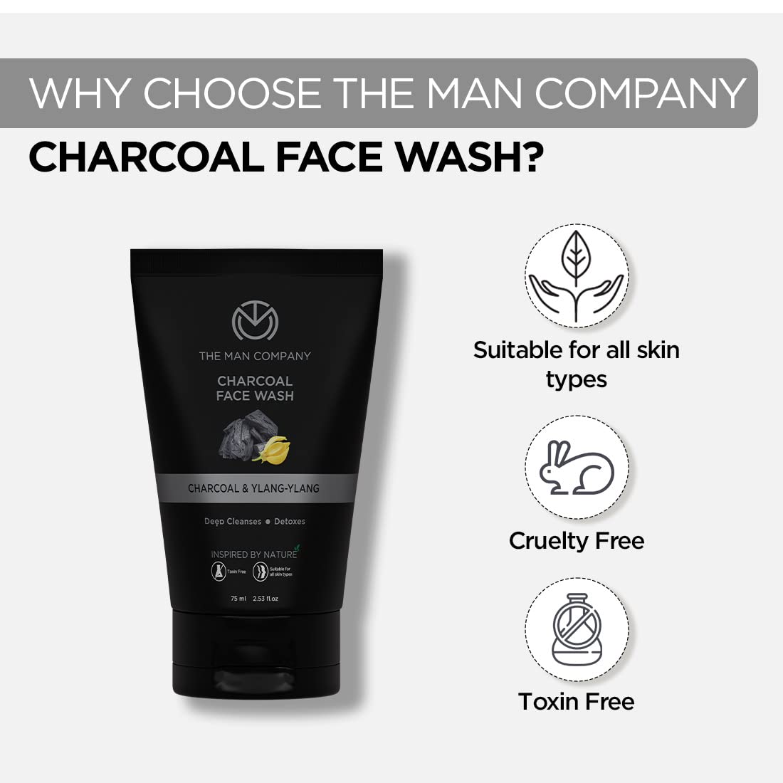 The Man Company Charcoal Face Wash – view 7