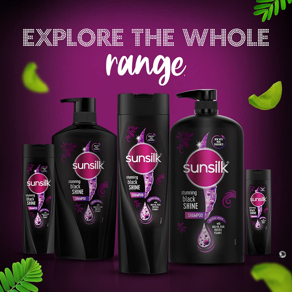 Sunsilk Stunning Black Shine Shampoo, 650 ml – view 6