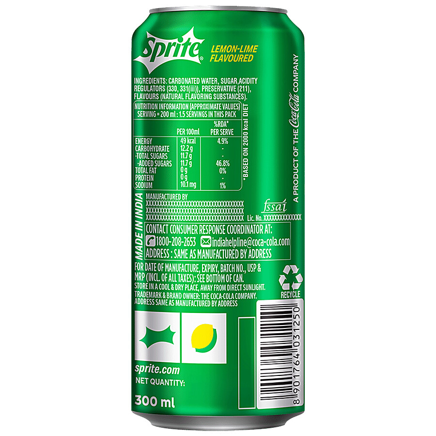 Sprite Soft Drink 300 ml – view 2