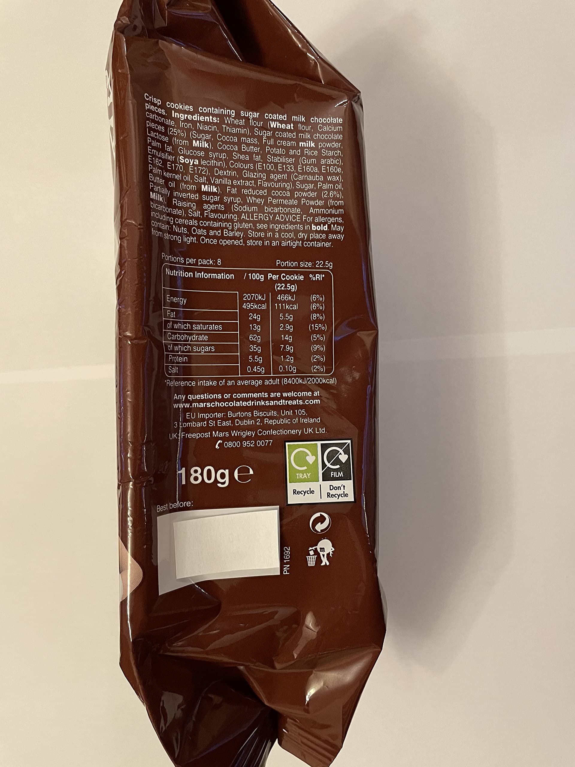 M and M MARS Double Chocolate Cookies, 180 g – view 4