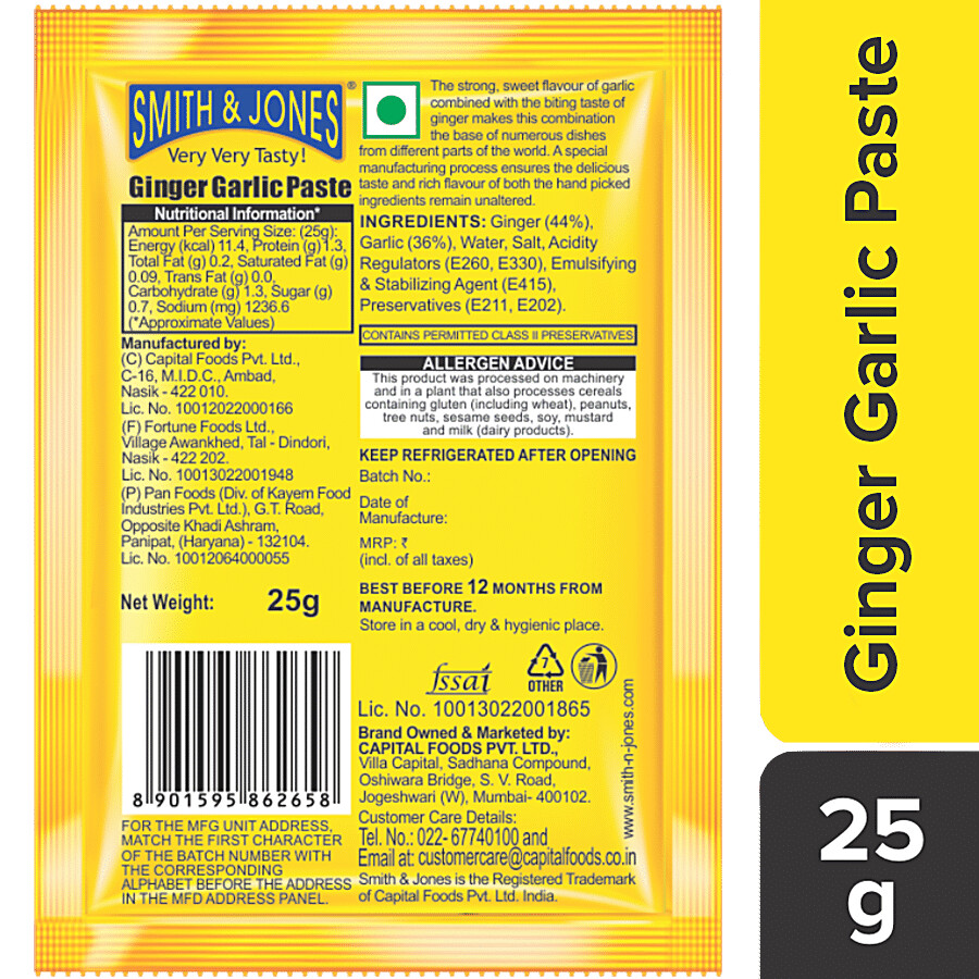 Smith & Jones Ginger Garlic Paste 25 g – view 4