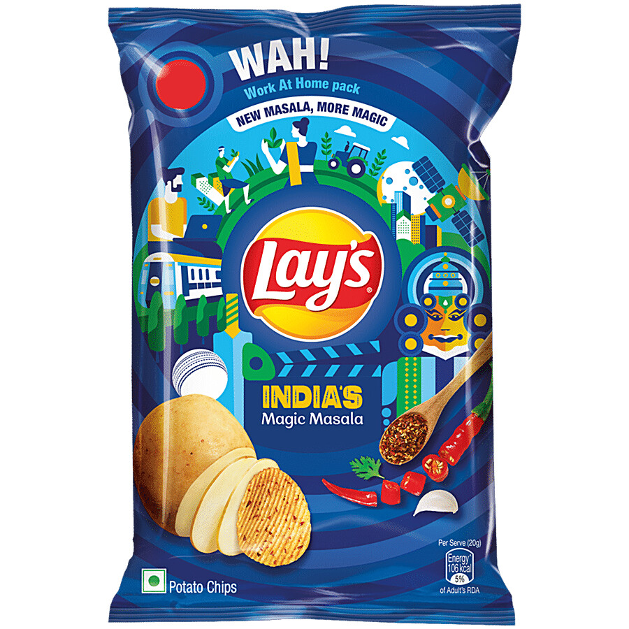 Lay's Potato Chips -, India's Masala Magic, Party Pack 190 g – view 9