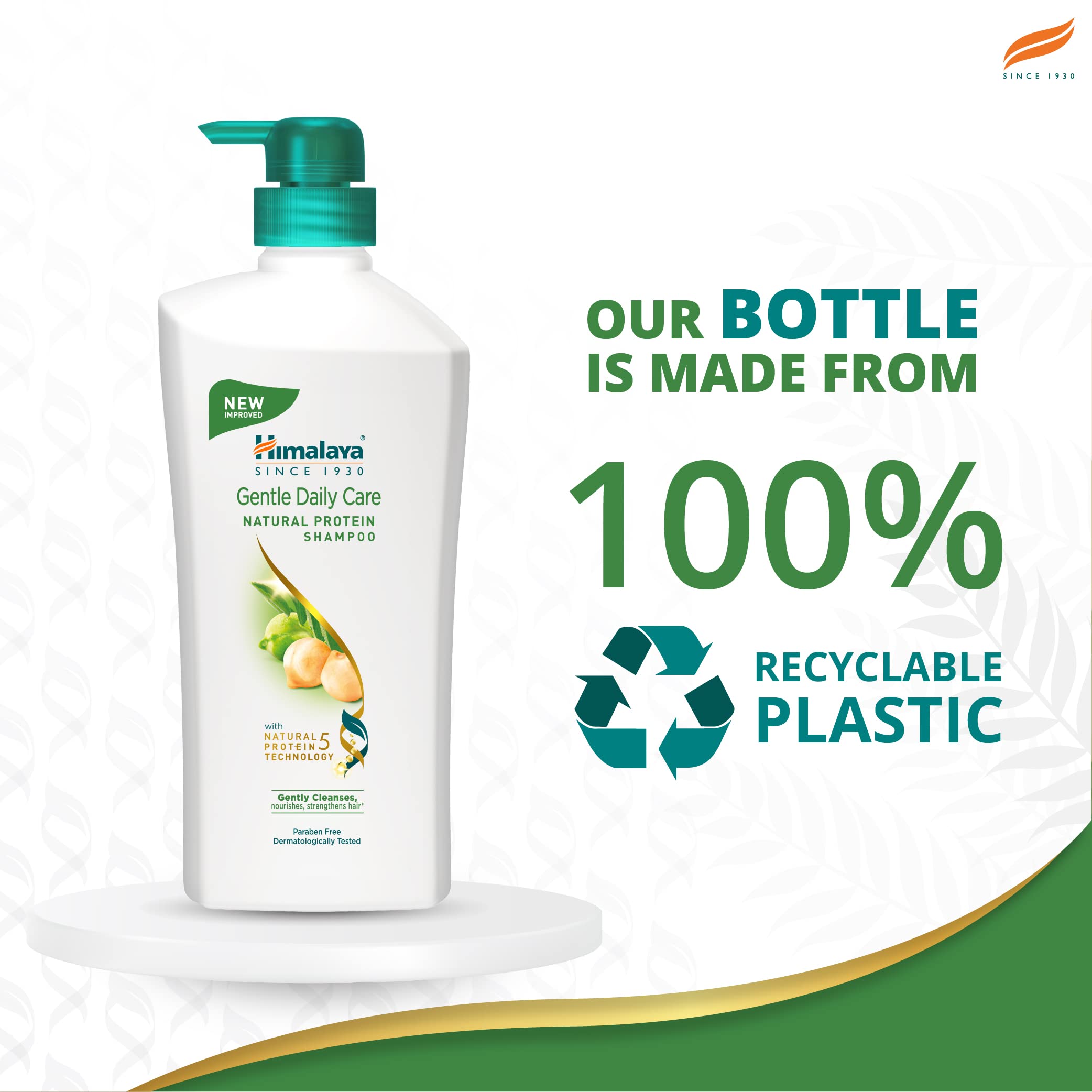 Himalaya Gentle Natural Protein Shampoo, protects from tear , Gently cleanses & strengthens, With Chickpea, Licorice & Amla, For Women & Men , 650ml – view 7