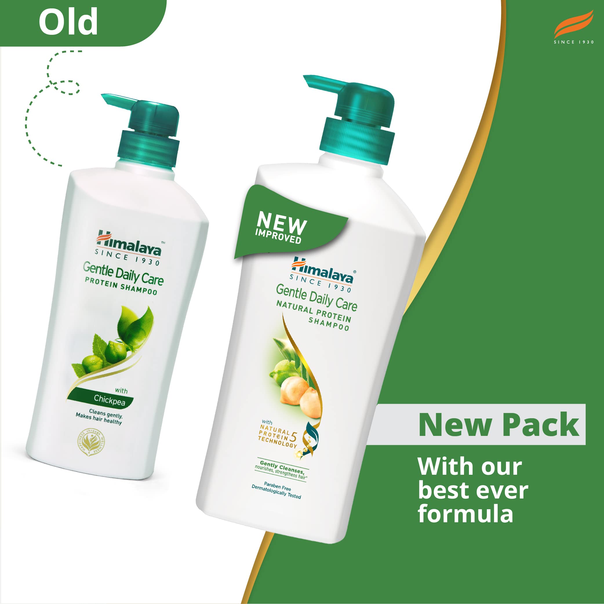 Himalaya Gentle Natural Protein Shampoo, protects from tear , Gently cleanses & strengthens, With Chickpea, Licorice & Amla, For Women & Men , 650ml – view 8