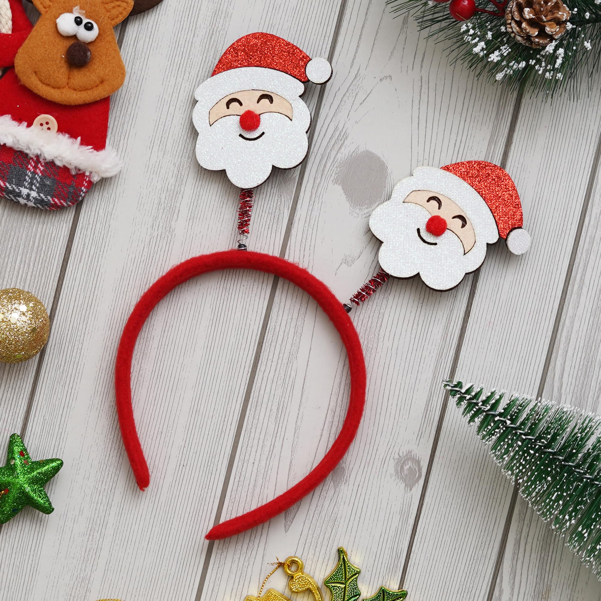eCraftIndia Christmas Headband Santa Claus Design Hair Band – view 6