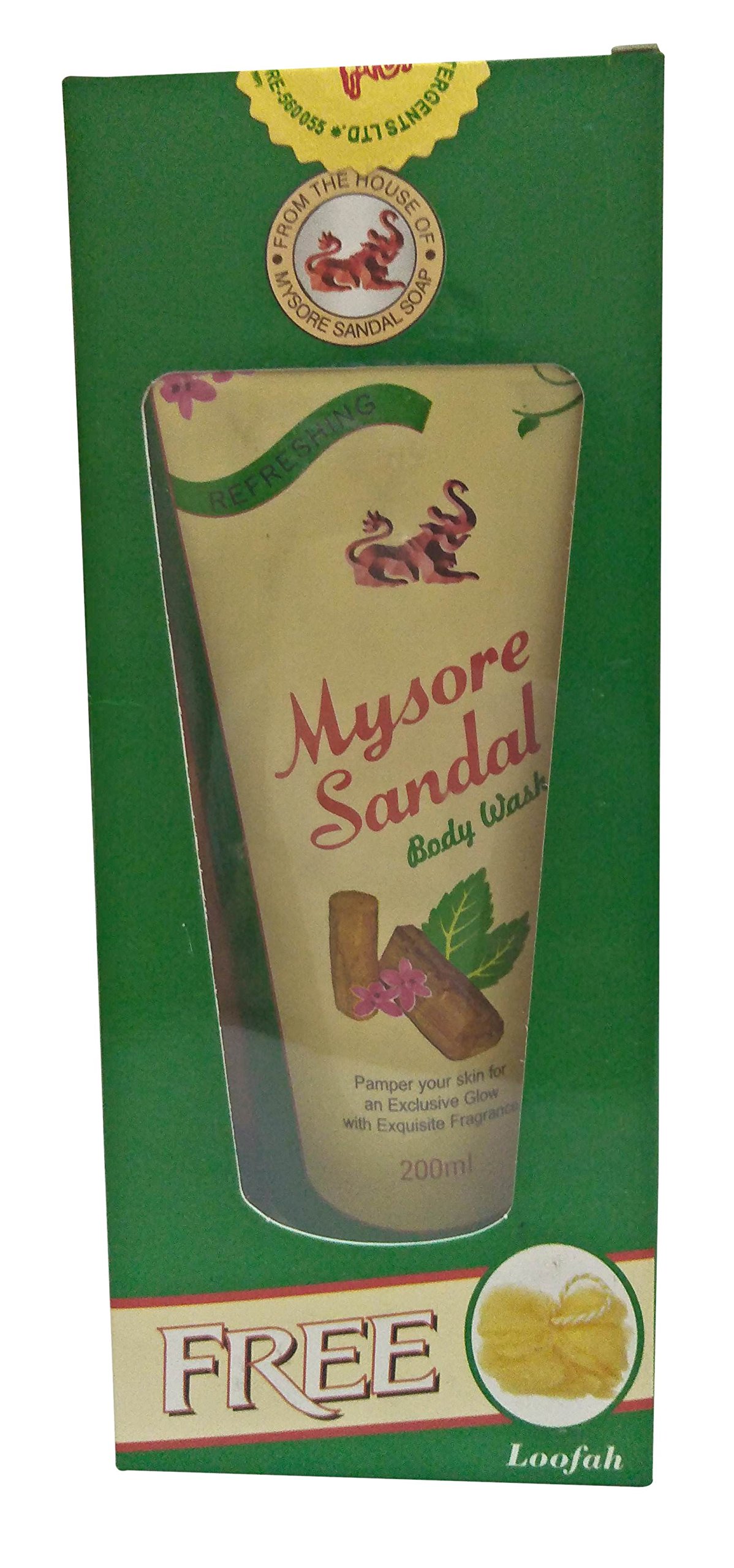 Mysore Sandal sandalwood body wash 200 ml front pack shot