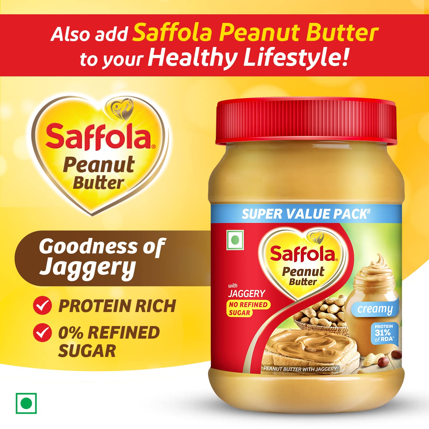 Saffola Honey Active, Made with Sundarban Forest Honey, 100% Pure Honey, No sugar adulteration, Natural Immunity booster, 2 x 350g – view 7