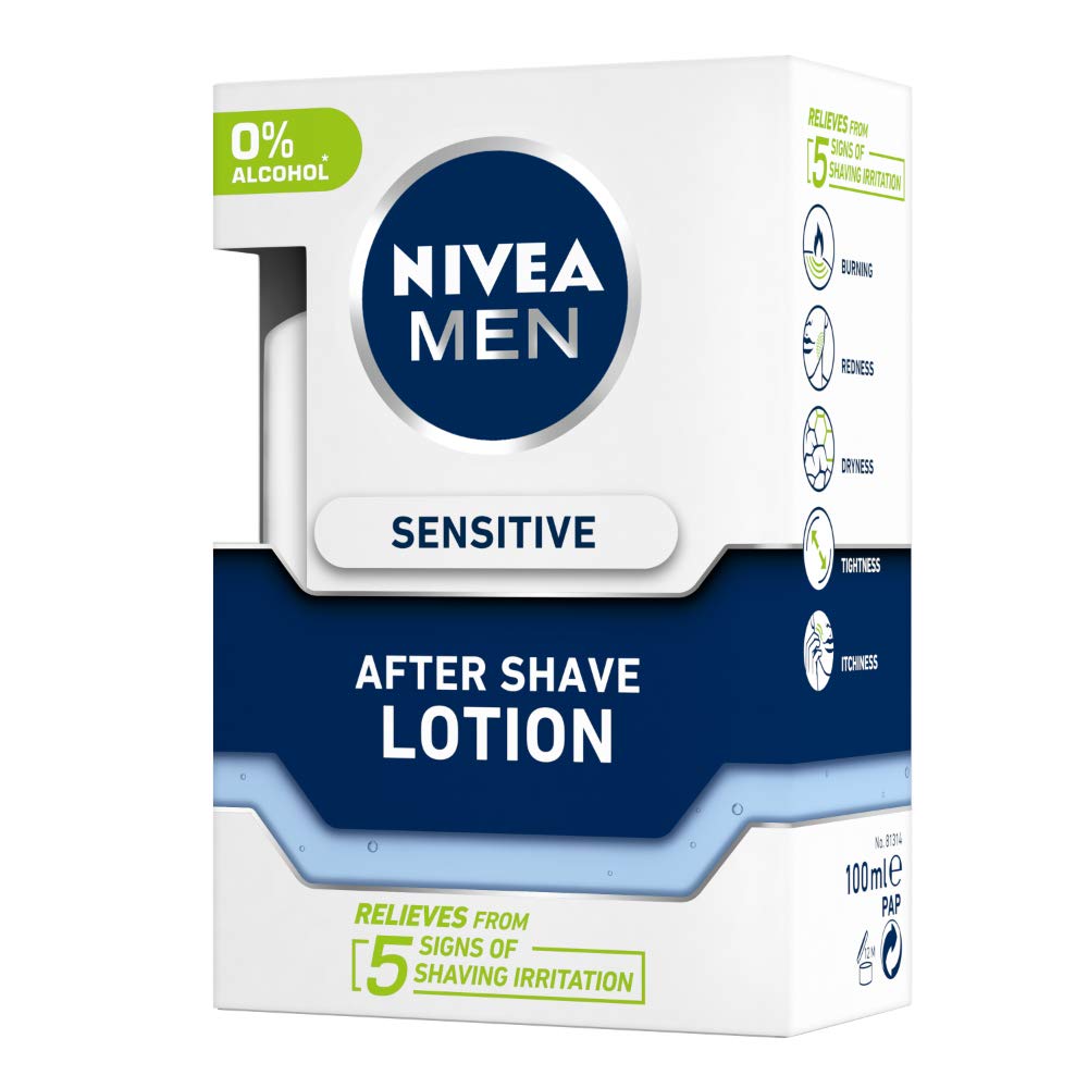 NIVEA MEN Shaving, Sensitive After Shave Lotion for Face, 100ml – view 3