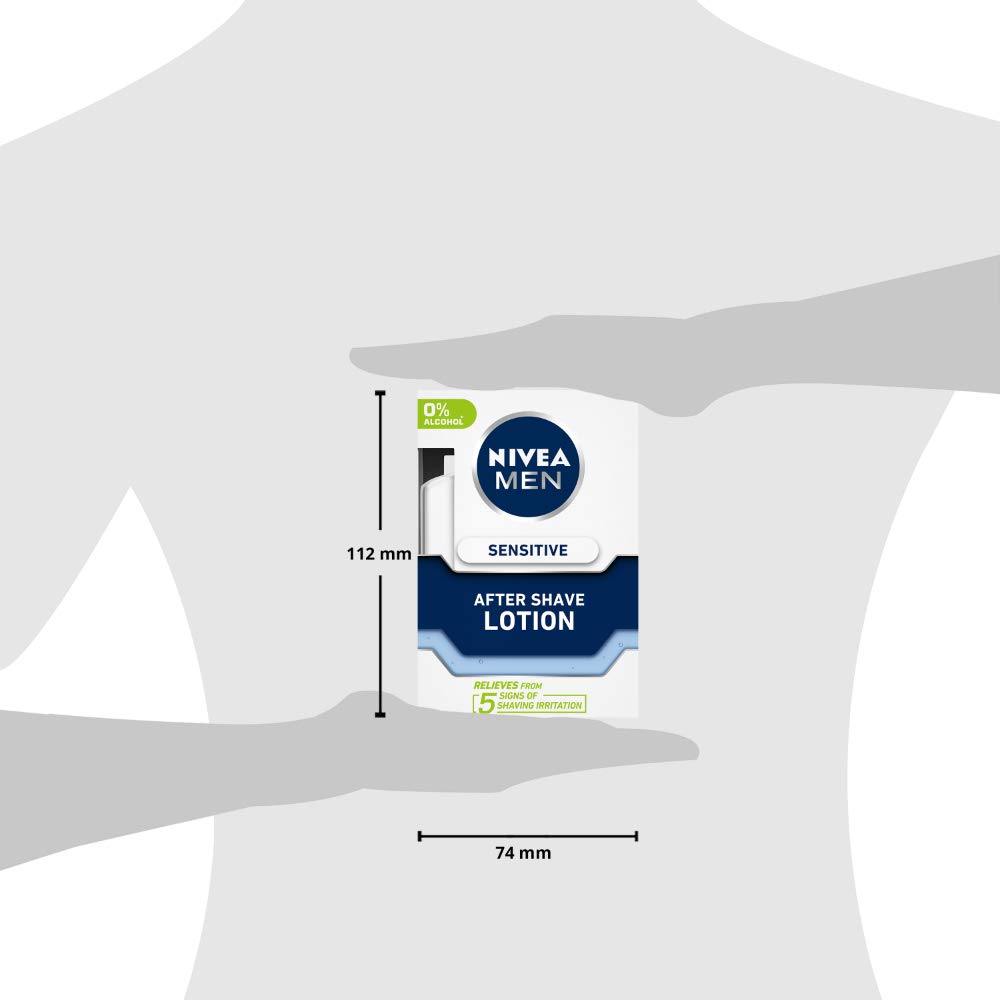 NIVEA MEN Shaving, Sensitive After Shave Lotion for Face, 100ml – view 4