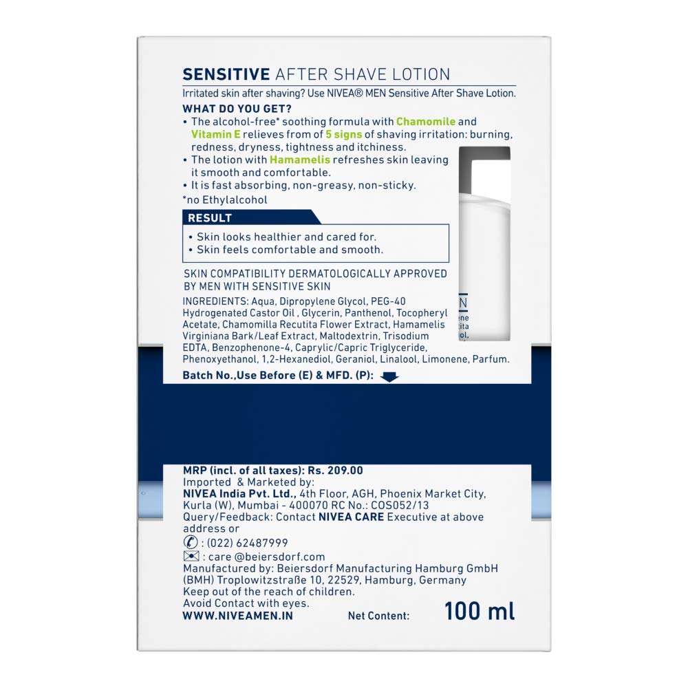 NIVEA MEN Shaving, Sensitive After Shave Lotion for Face, 100ml – view 6
