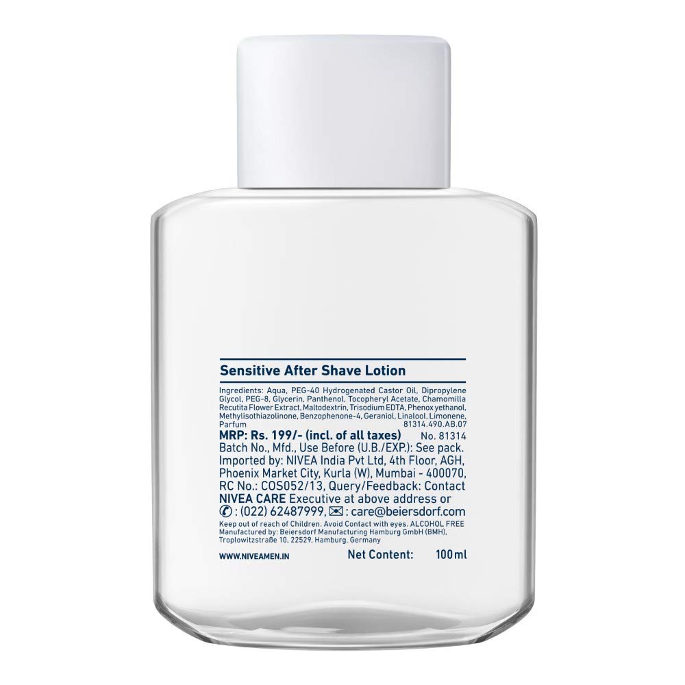 NIVEA MEN Shaving, Sensitive After Shave Lotion for Face, 100ml – view 7