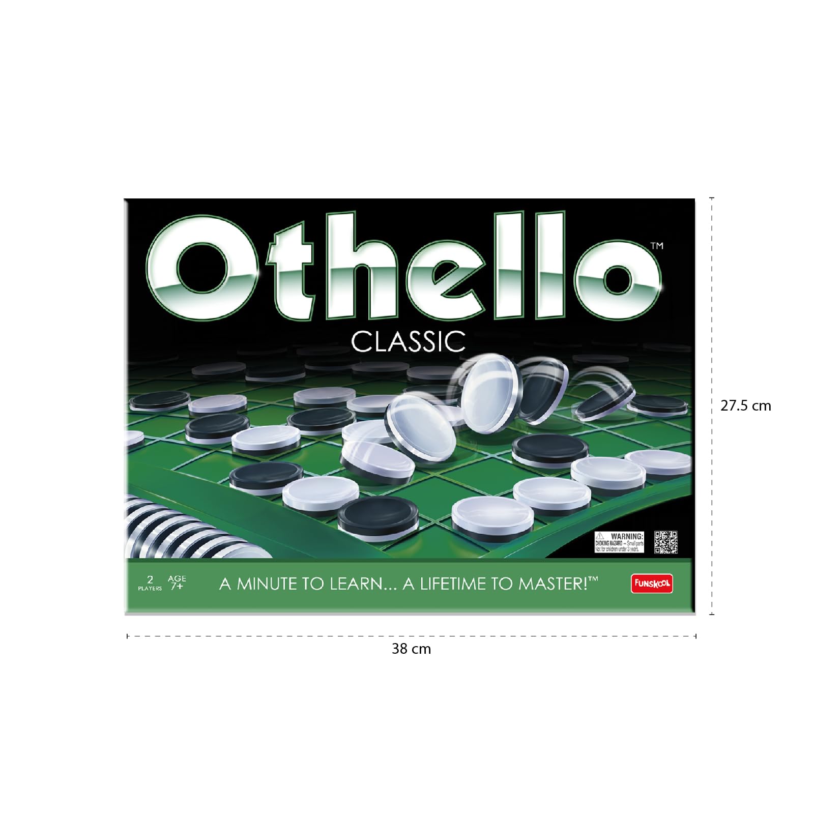 Funskool Games, Othello, Strategy Game, 2 players, Ages 8 and above,for kids 8+ years – view 3