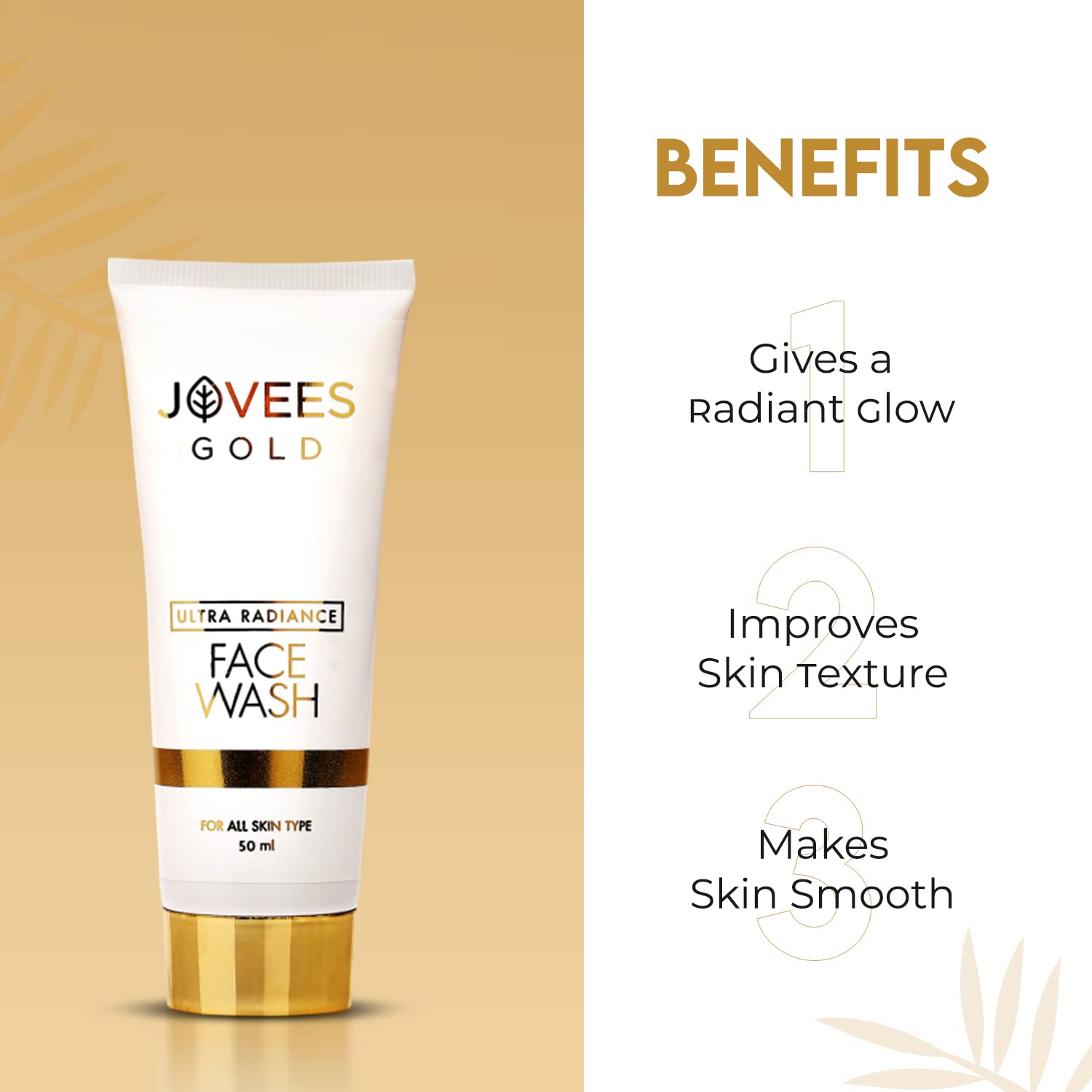 Jovees Herbal Ultra Radiance Gold Face Wash – view 6