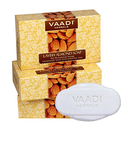 Vaadi Herbals Lavish Almond Soap, 75gms x 3 – view 2