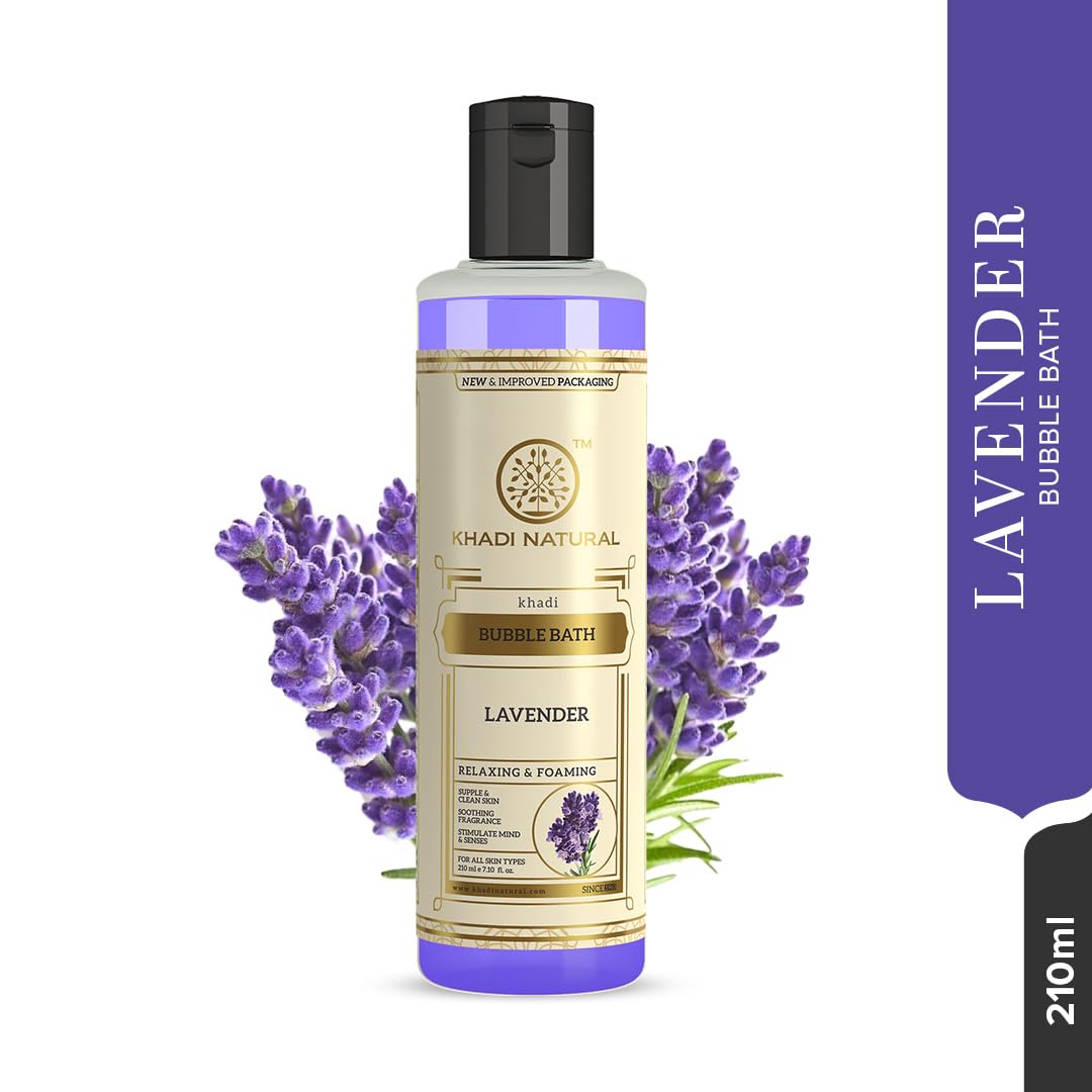 Khadi Natural Ayurvedic Lavendar Bubble Bath – view 5