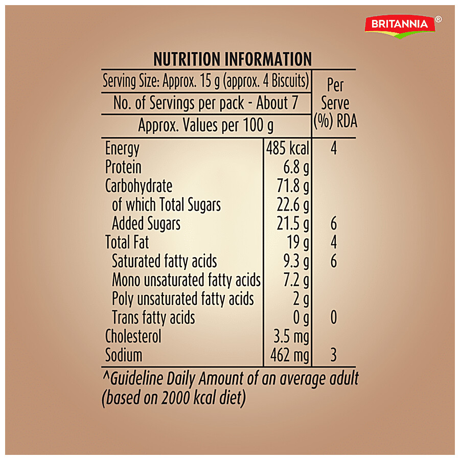 Britannia BisCafe - Super Thin Coffee Crackers, Sugar Sprinkled Biscuits 100 g – view 5