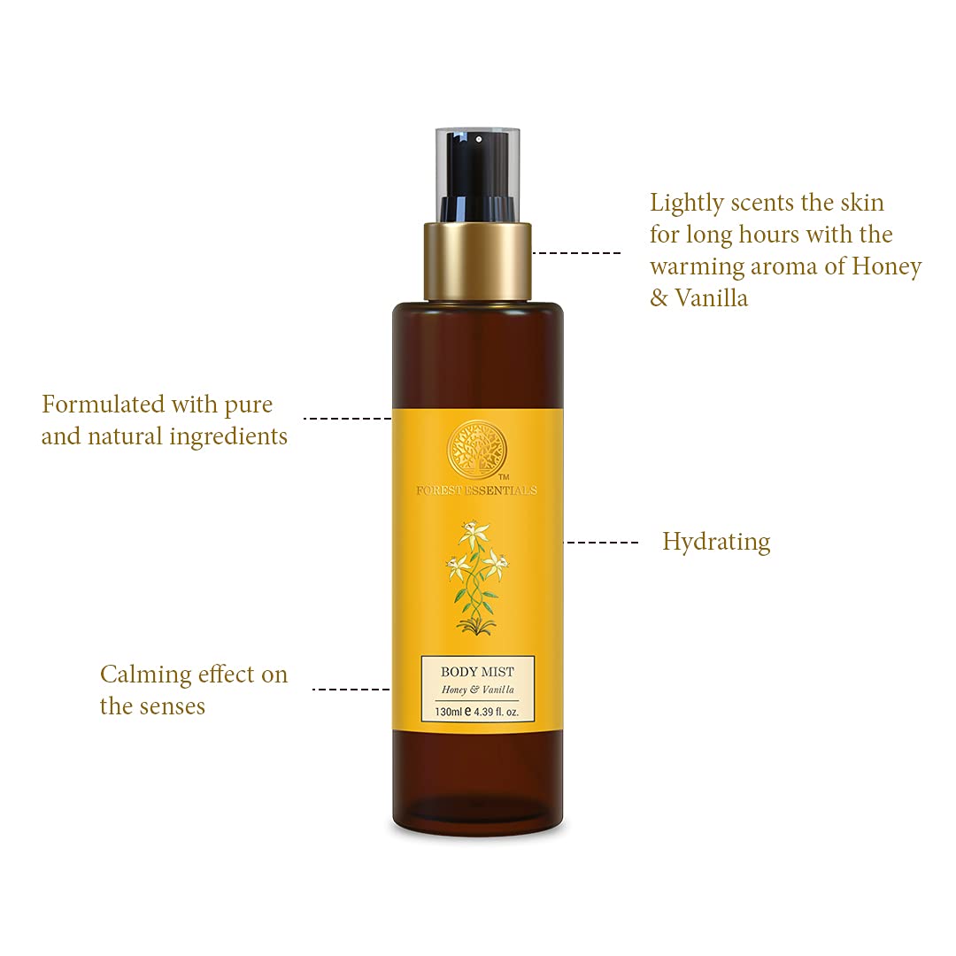 Forest Essentials Body Mist Honey & Vanilla – view 2