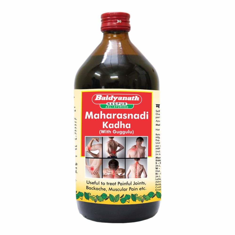 Baidyanath Maharasnadi Kadha 450 ml herbal tonic bottle
