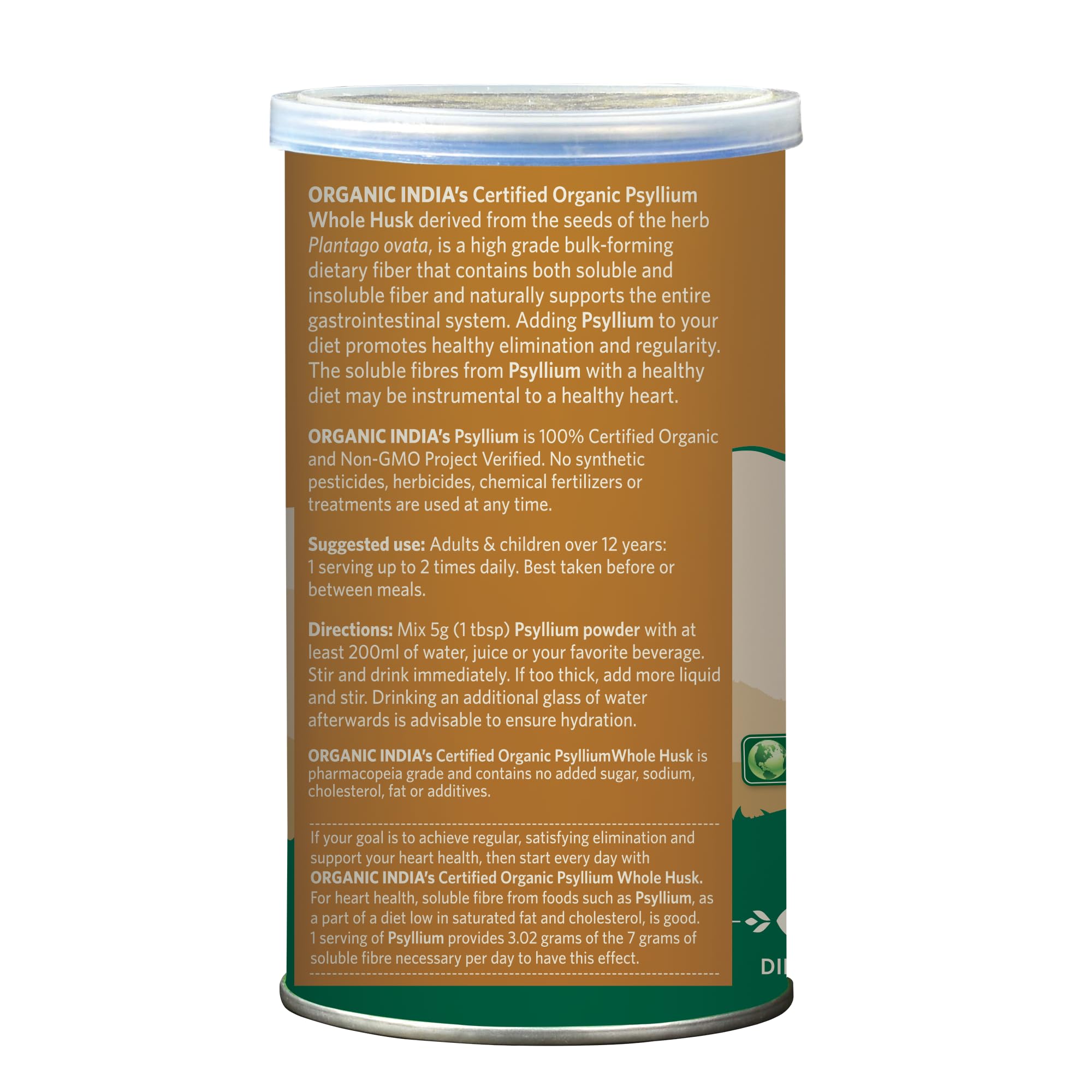 ORGANIC INDIA Isabgol Psyllium Husk Powder, 100 grams – view 3