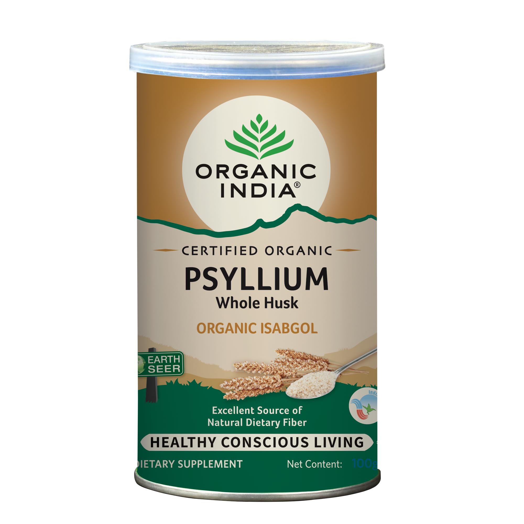 ORGANIC INDIA Isabgol Psyllium Husk Powder, 100 grams – view 4